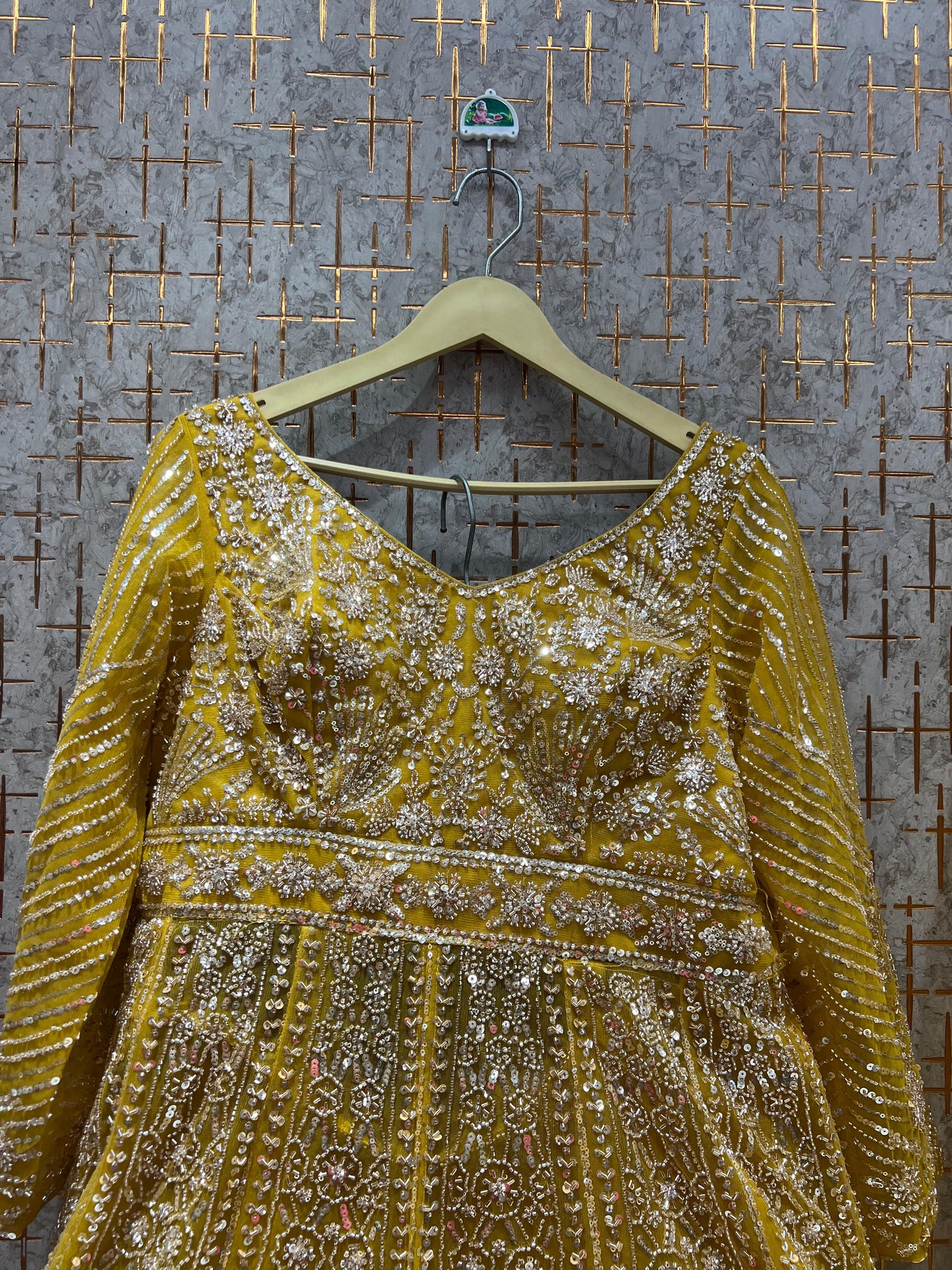 Delightful Rust Orange Farshi garara muslim Bride Special Dress