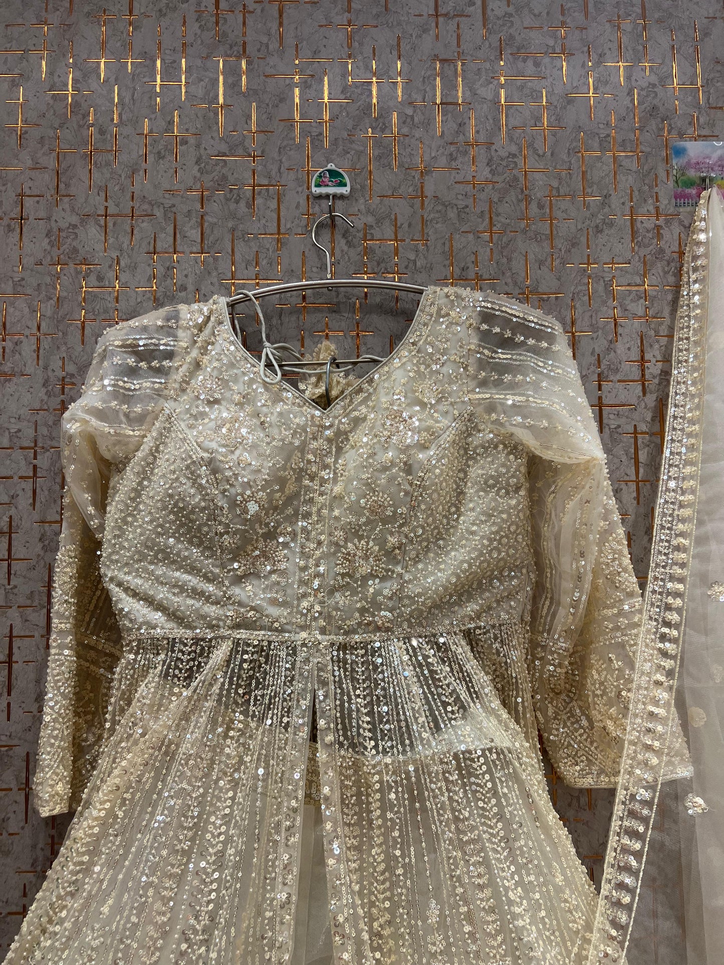 Embellished Pink Farshi garara muslim Bride Special Dress