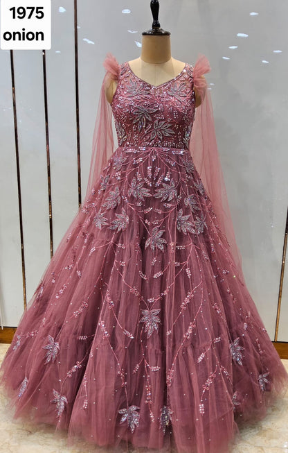 Engaging Pink gown