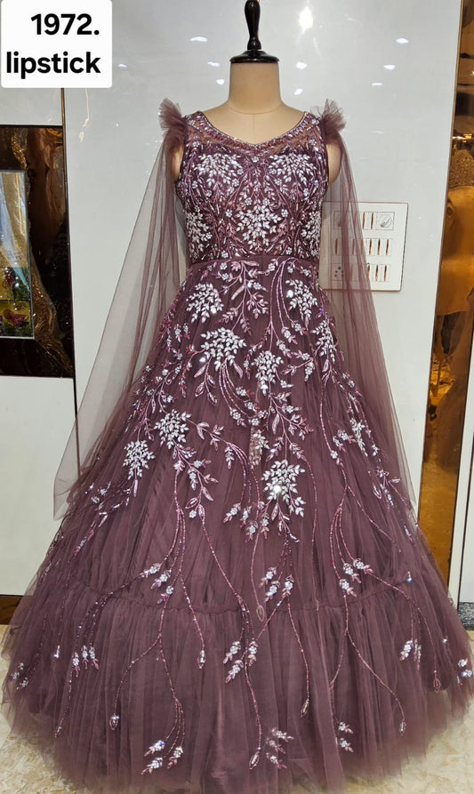 Eye Catching Purple gown