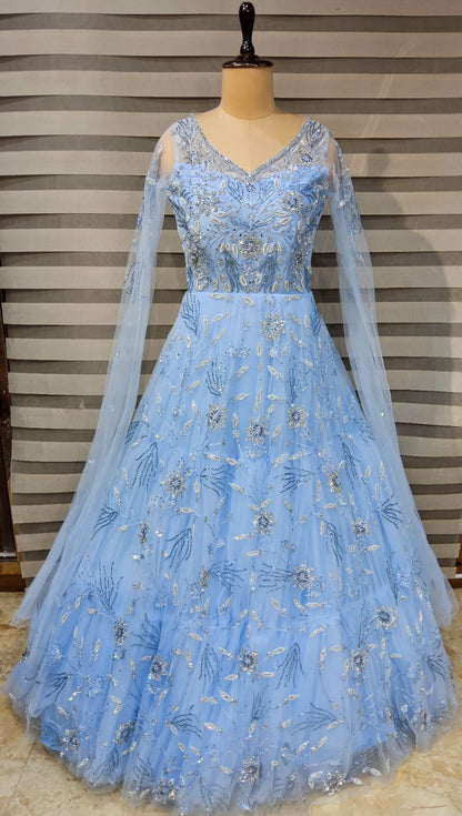 Tremendous Purple Gown