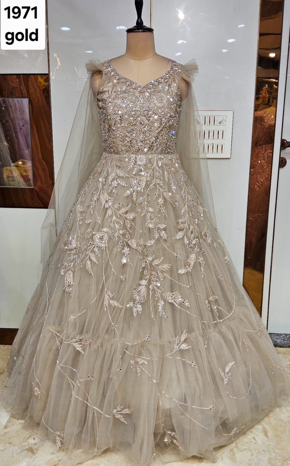 Tremendous Rosegold gown
