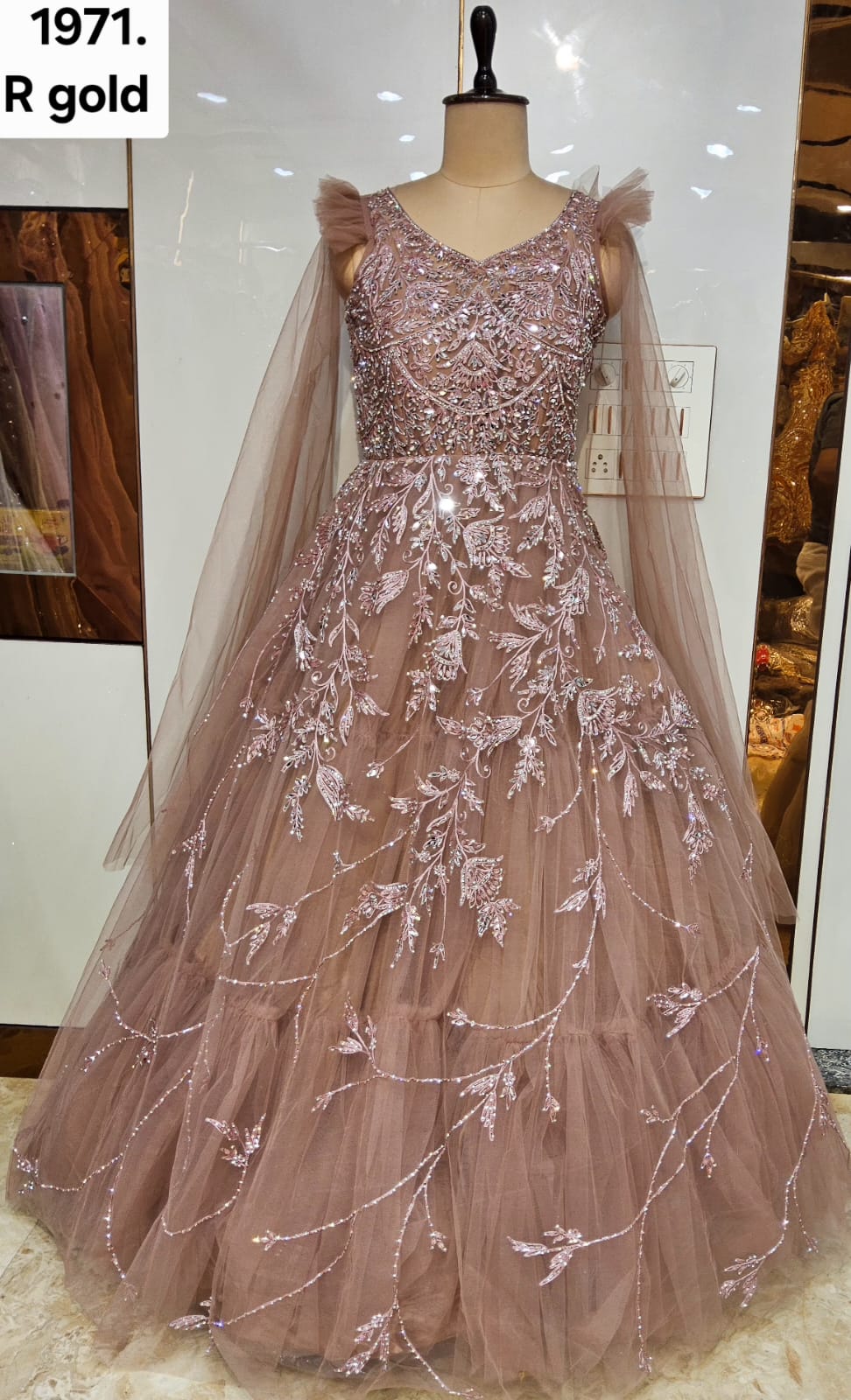 Tremendous Rosegold gown