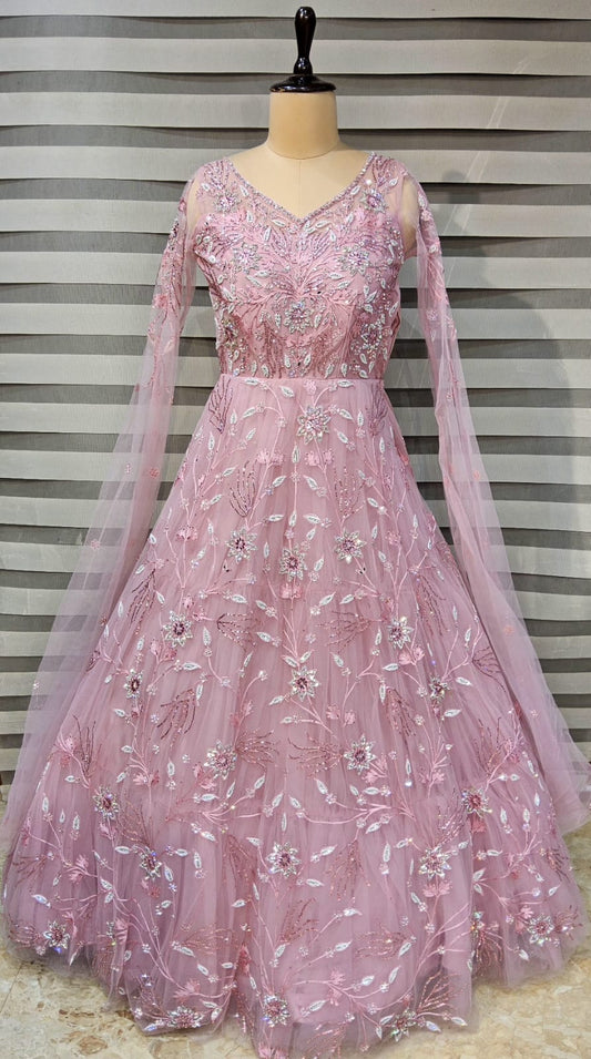 Good looking Pink gown