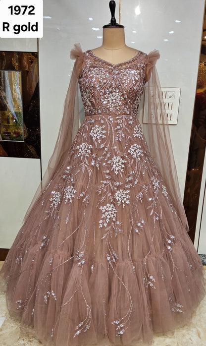 Eye Catching Purple gown