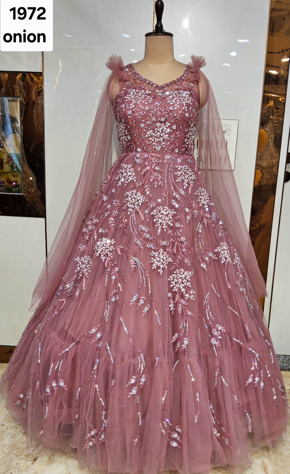 Eye Catching Purple gown