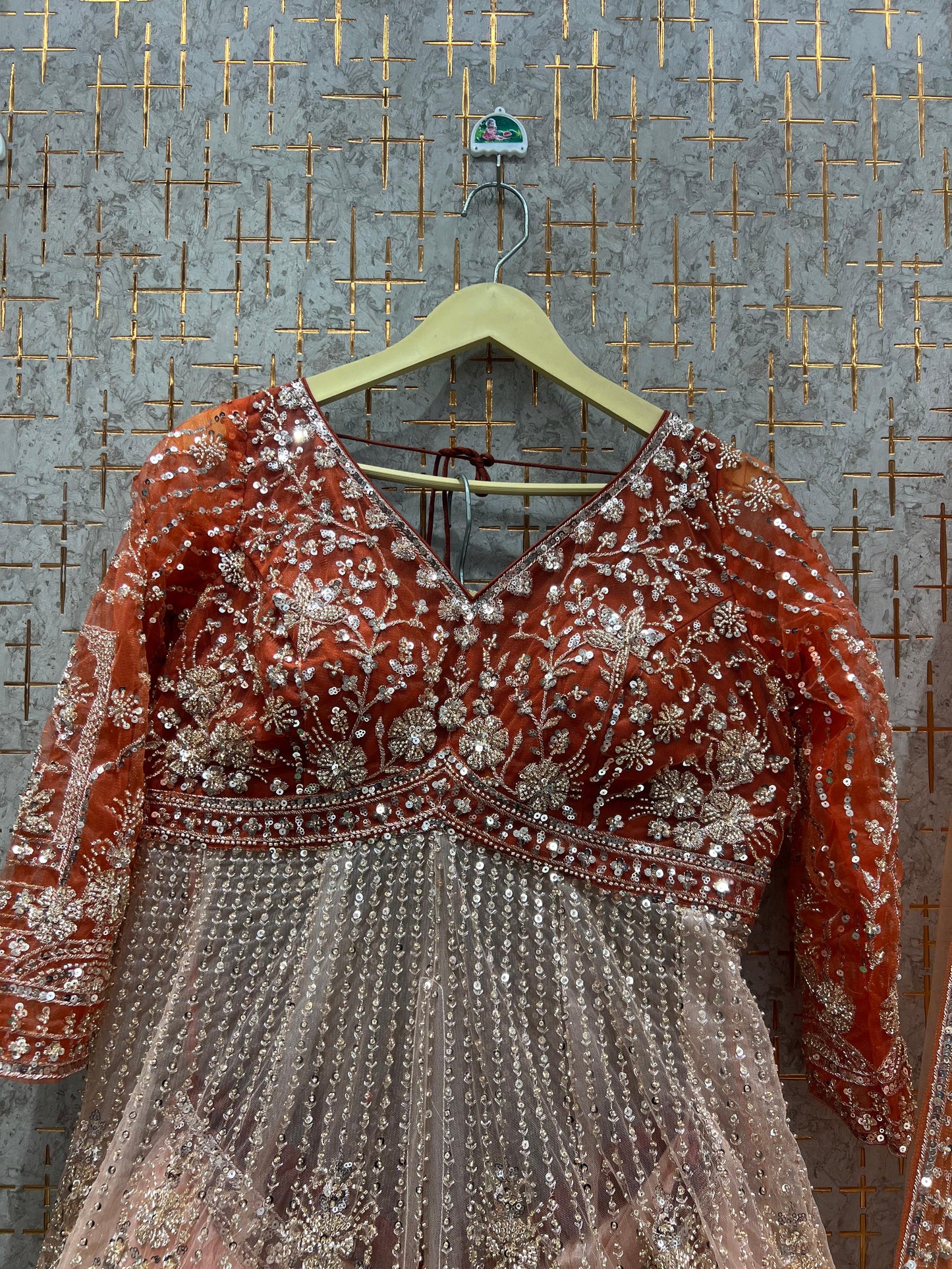 Purple Llilac Indo Dress Farshi gharara muslim Bride