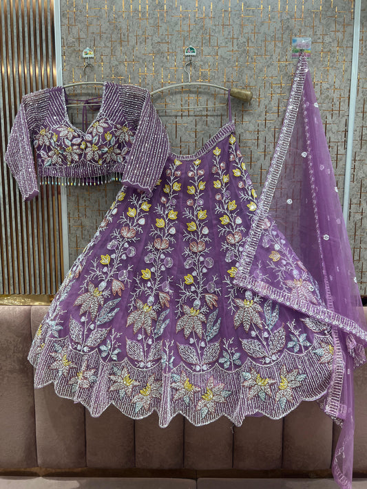 Pink pdp Crop Top Lehenga