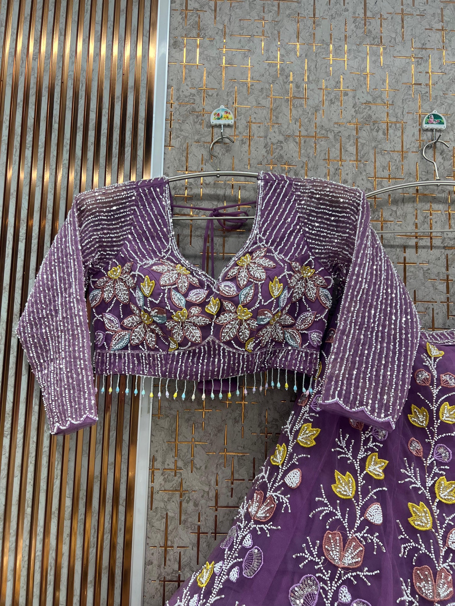 Pink pdp Crop Top Lehenga