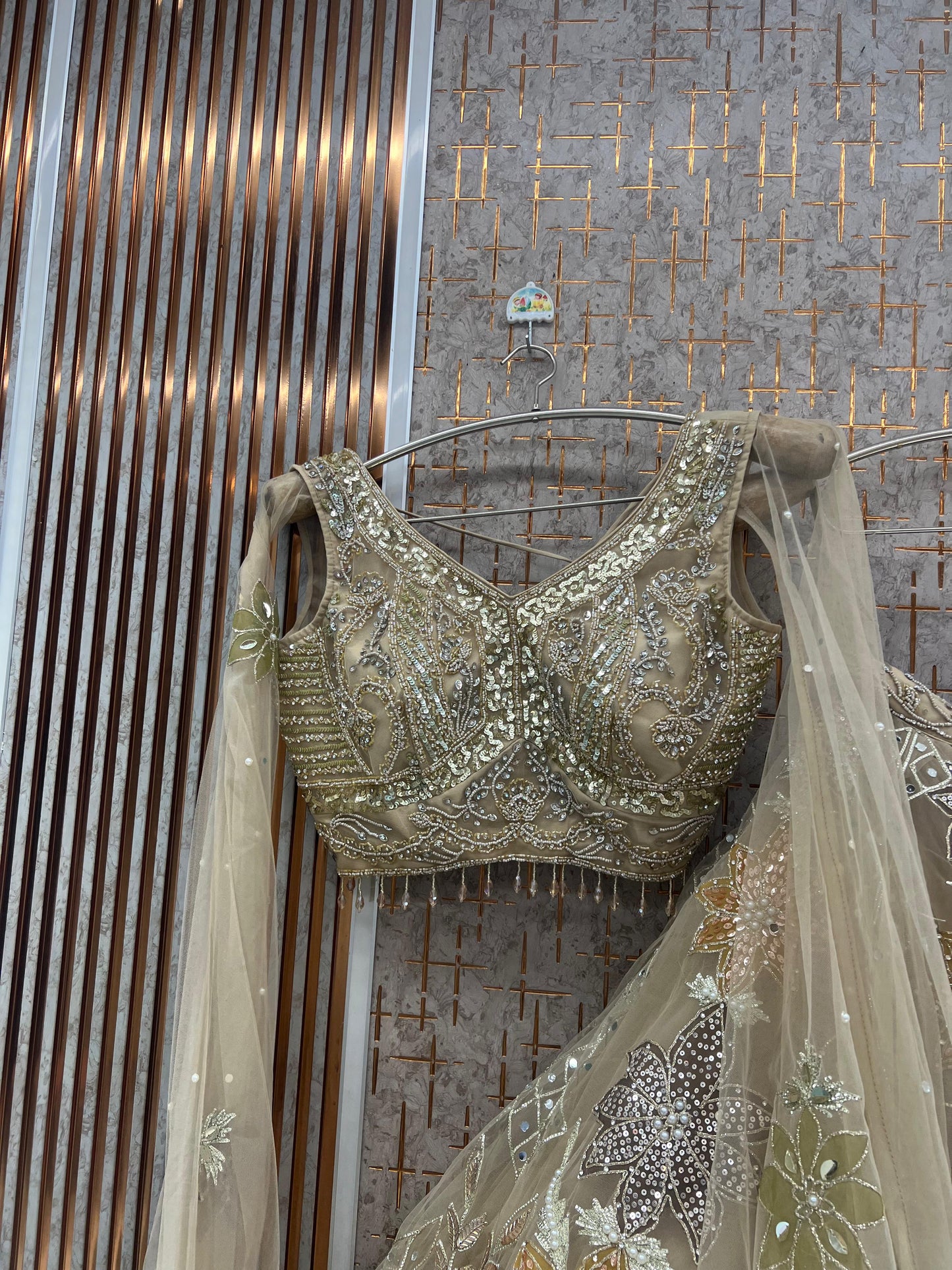 Baby Pink pdp Crop Top Lehenga