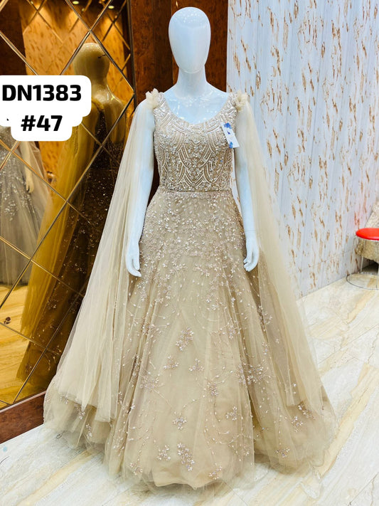 Chiku golden Gown
