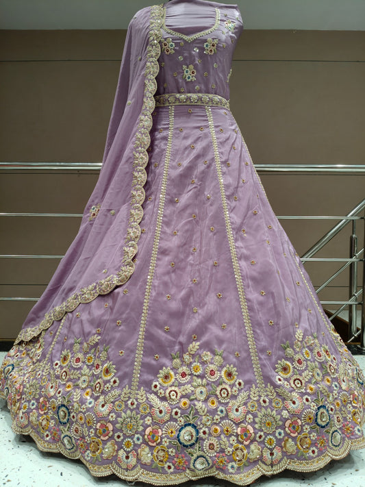 Lavender Lehenga
