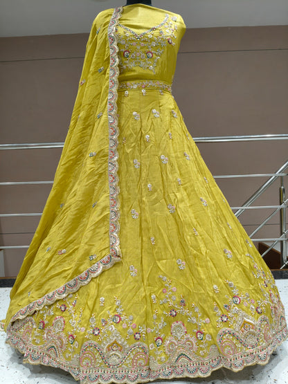 Sky Blue Lehenga