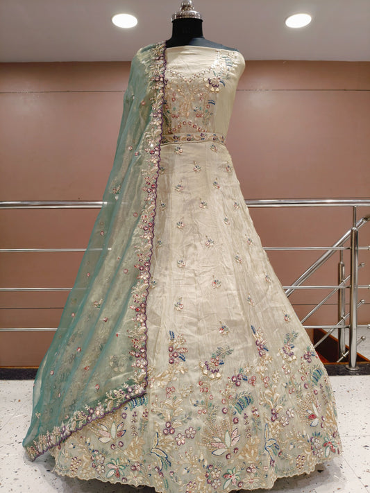 White Sea green Lehenga Shopping World White Sea green Lehenga Shopping World