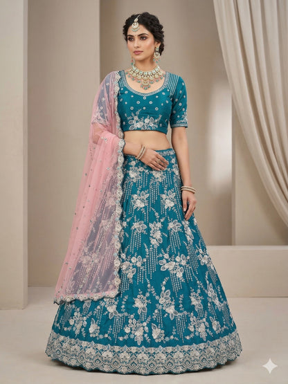 Sky Blue Lehenga