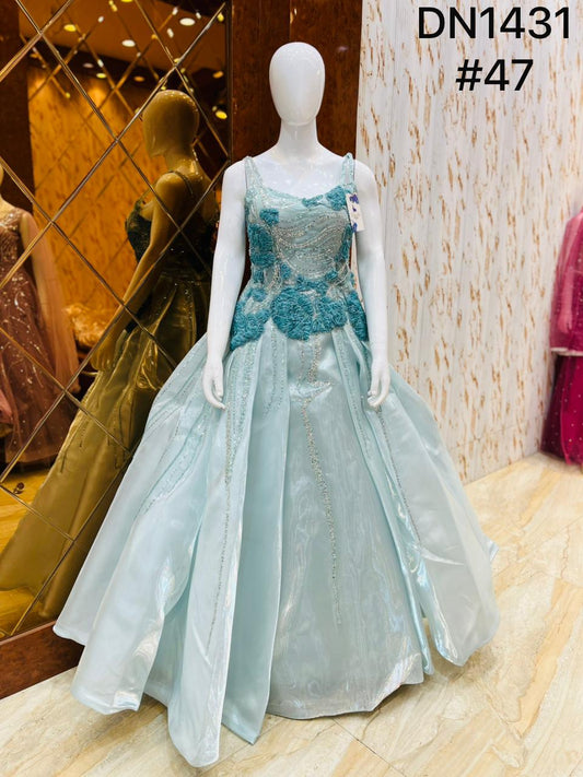 Sky Blue Gown