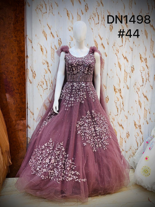 Purple Designer Gown