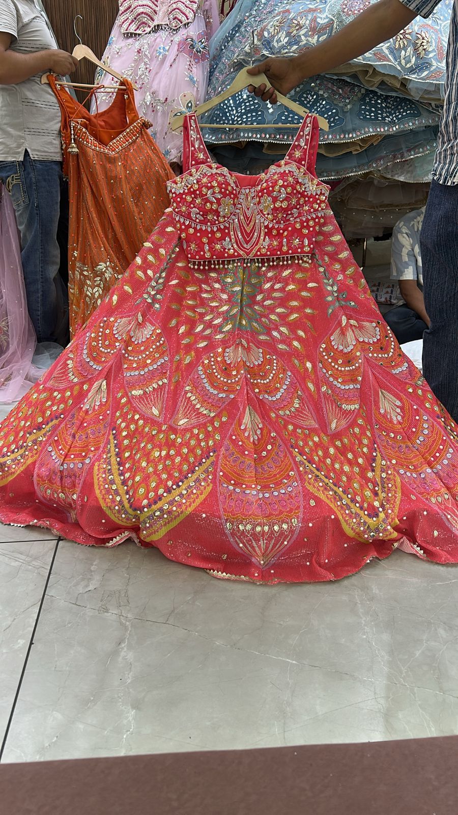 Pink Pdp Crop Top Lehenga