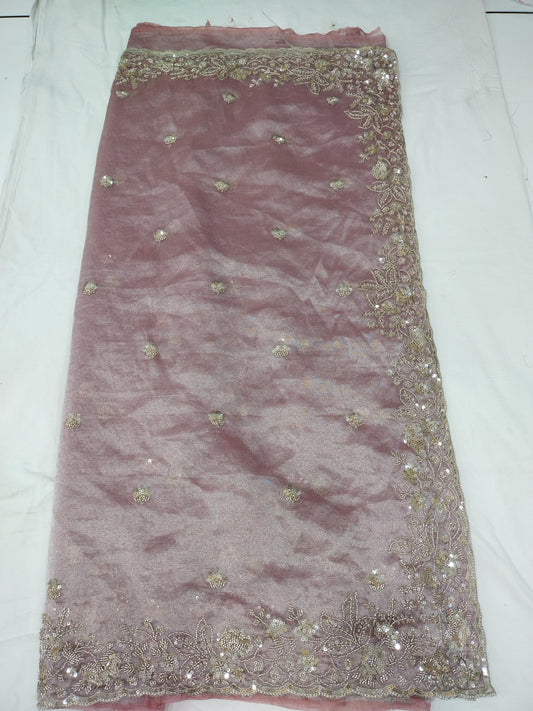 Pink Designer Saree