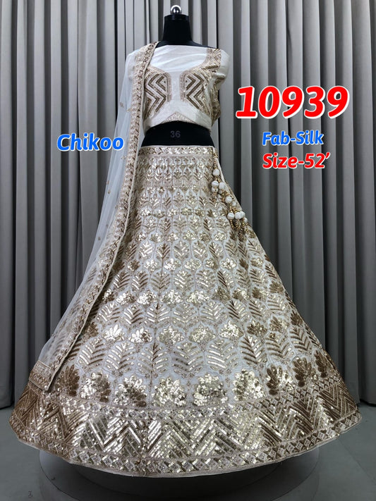 Chiku Golden Silk Lehenga