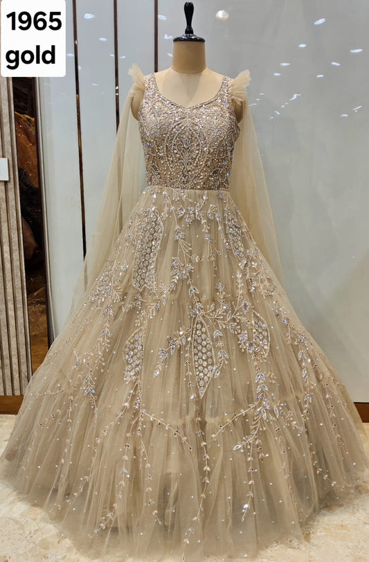 Golden Designer Gown