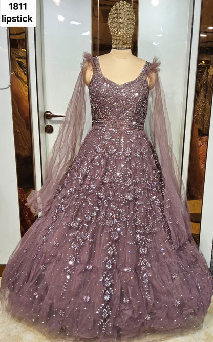 Rose Golden Designer Gown