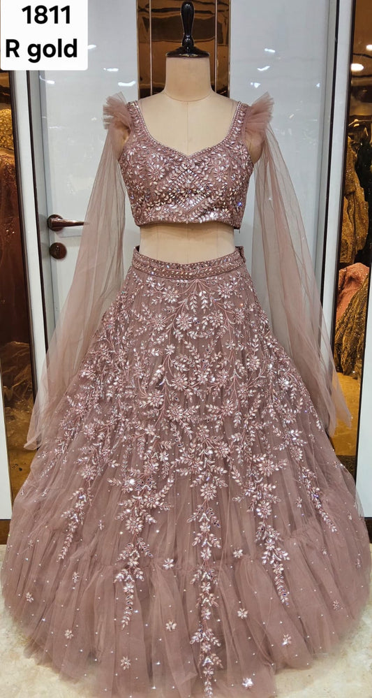 Rose Golden Designer Gown