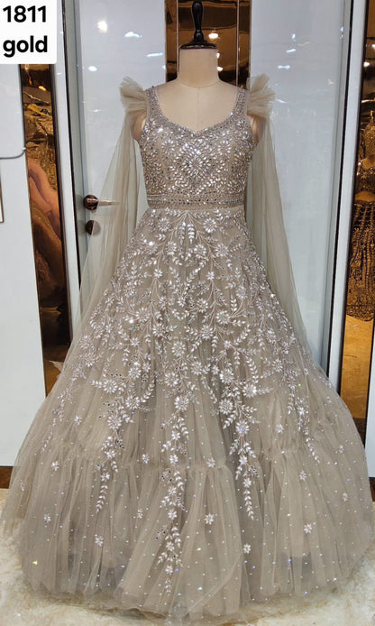 Rose Golden Designer Gown