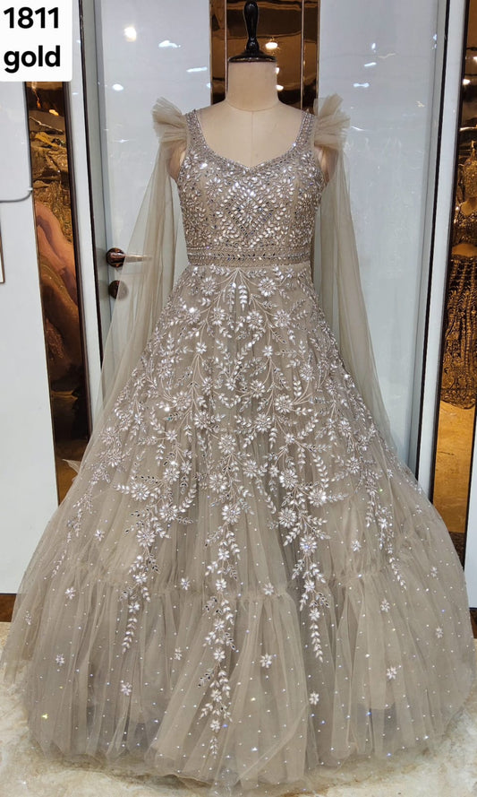 Golden Designer Gown