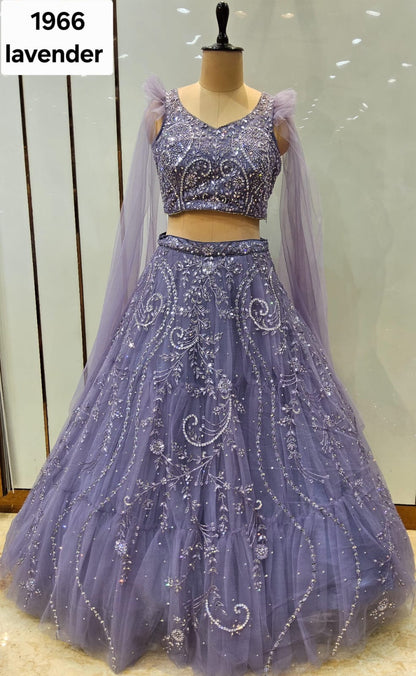 Lavender Designer Gown