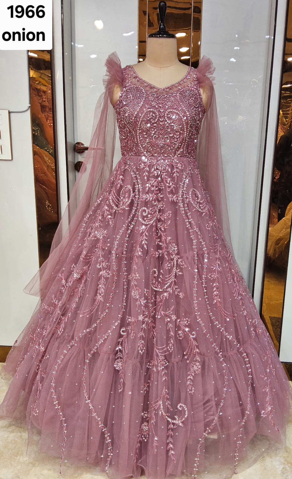 Lavender Designer Gown