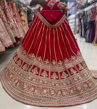 Rani Pink Bridal Lehenga