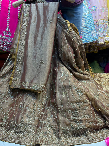 Mehendi pdp lehenga