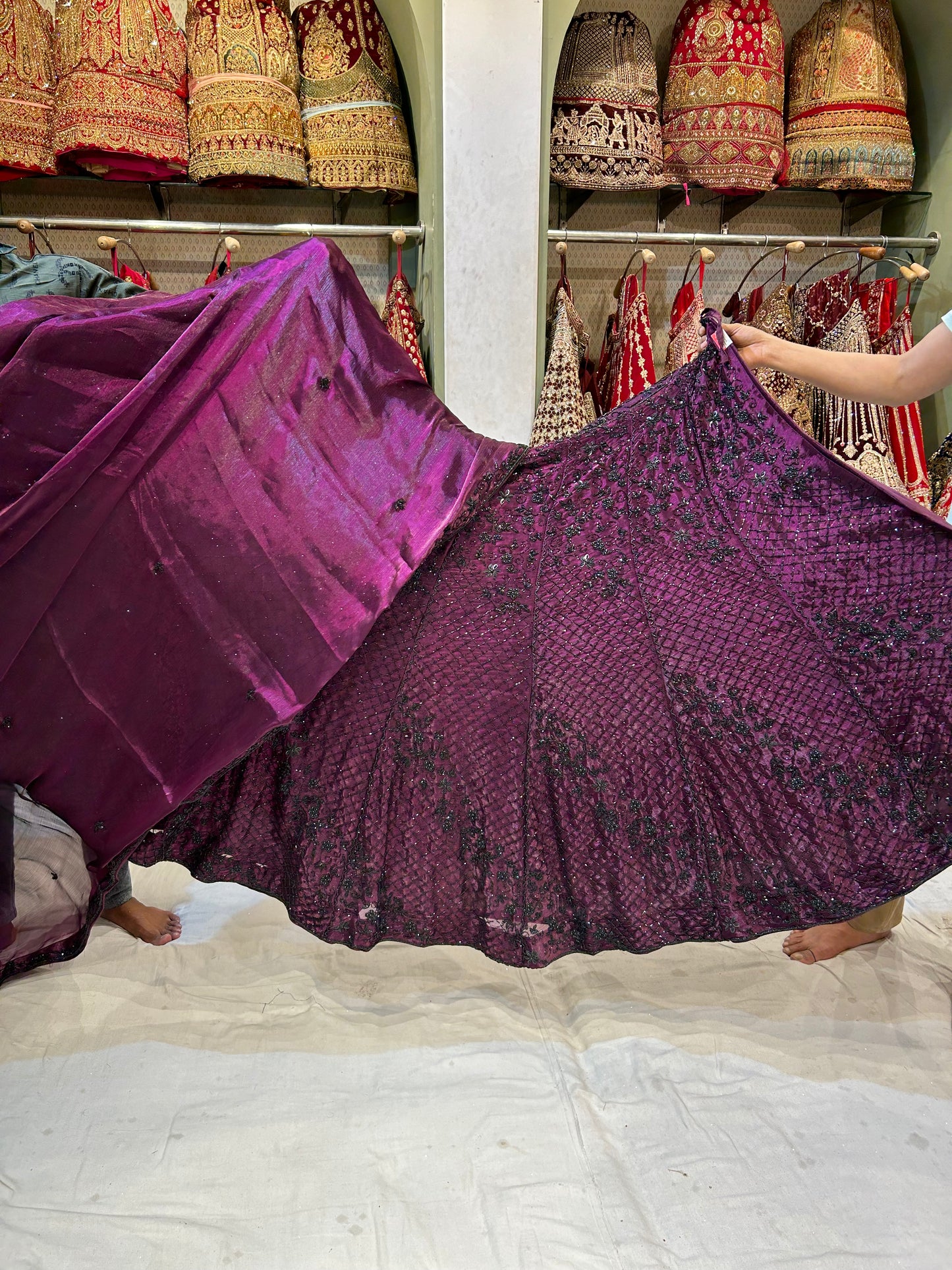 Extraordinary pink PDP Lehenga