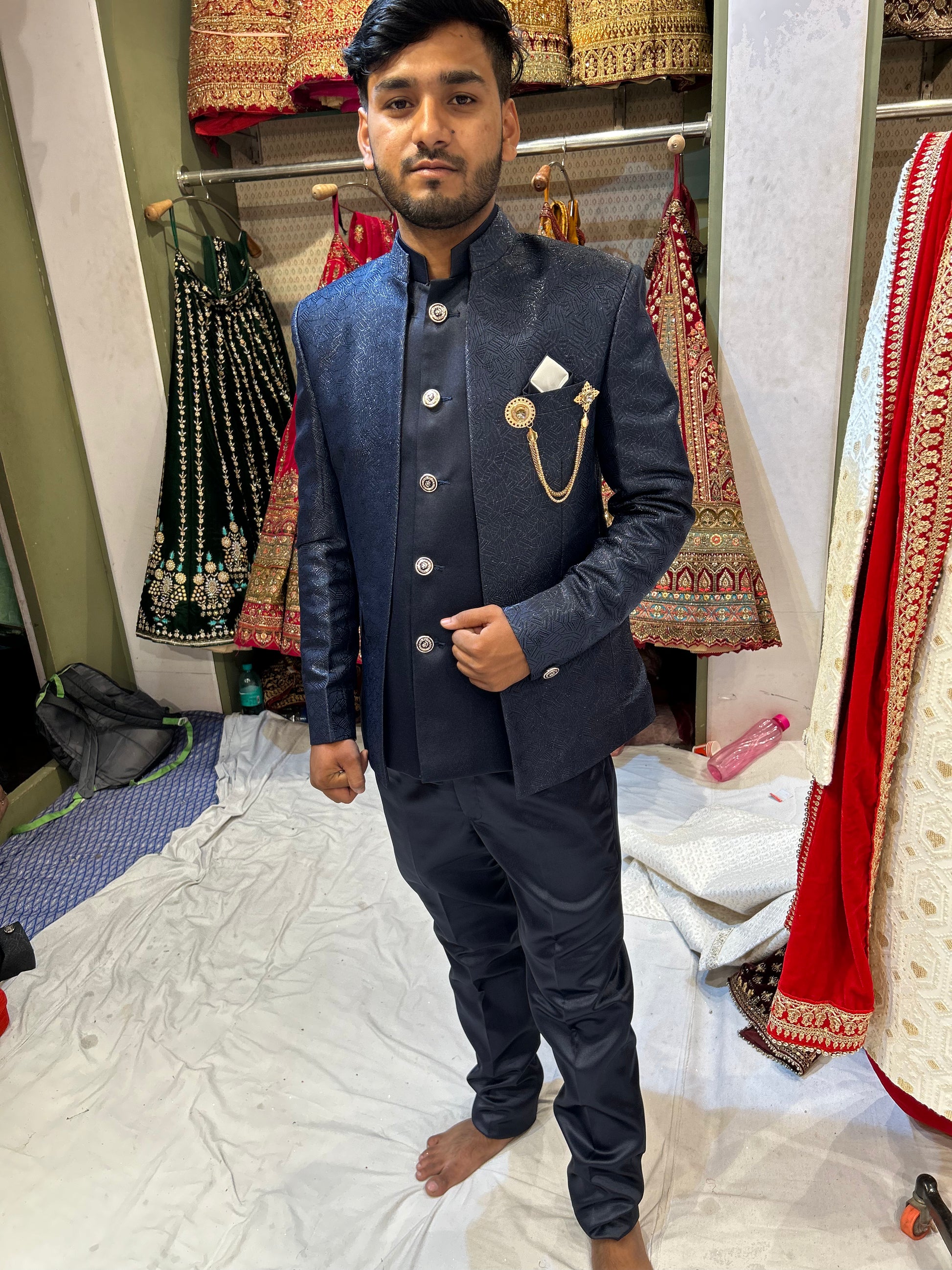 Chaquetas Mayorista Ropa Etnica Chaqueta Tipo Blazer Negra