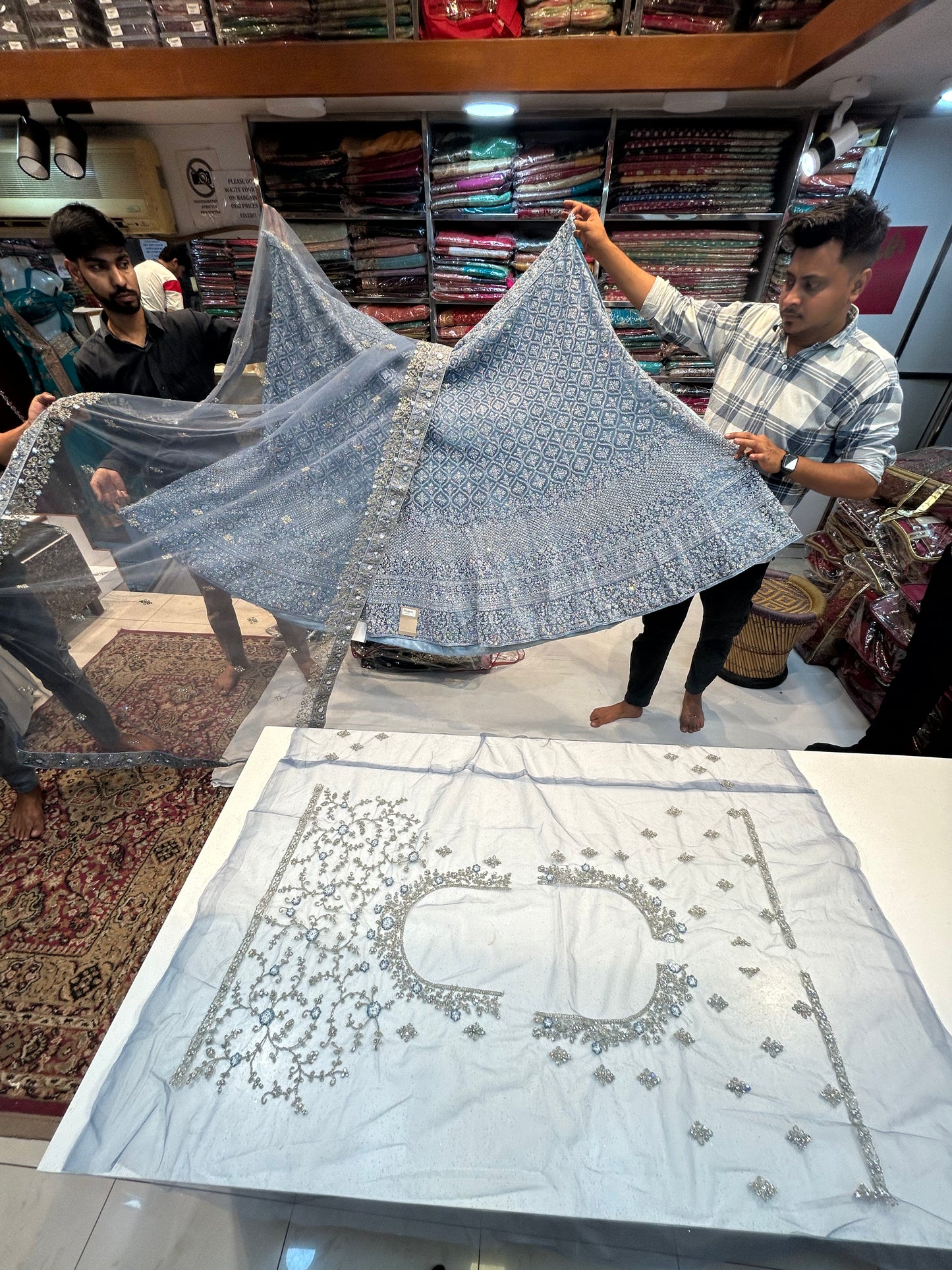 Lehenga azul elegante ❤️