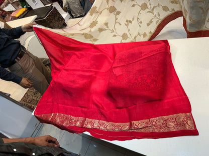 Amazing white fancy saree