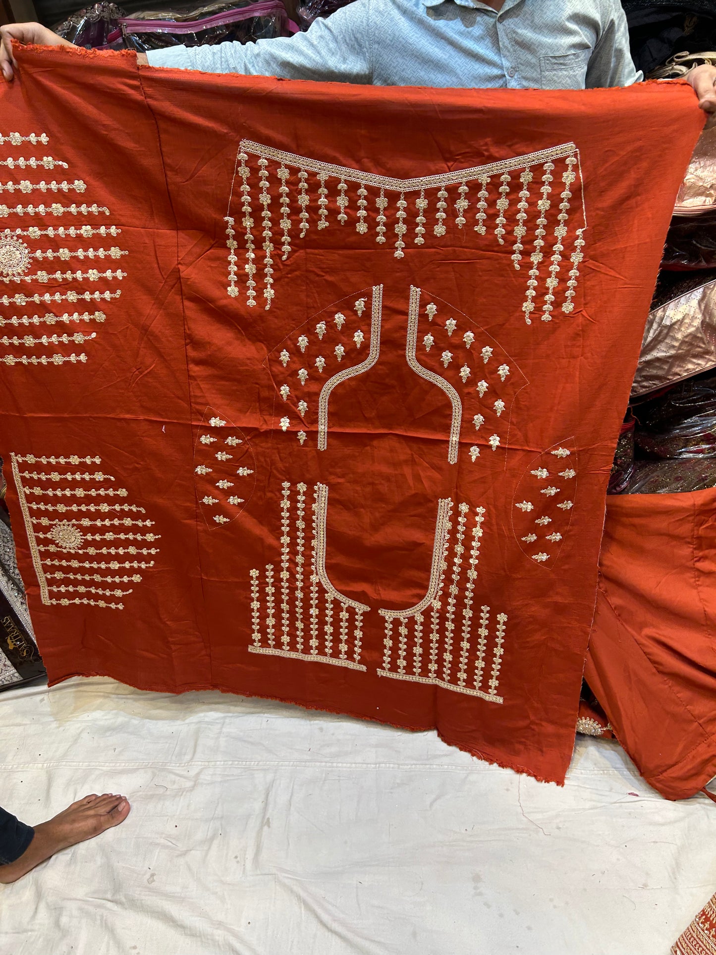 Blogbuster orange Lehenga