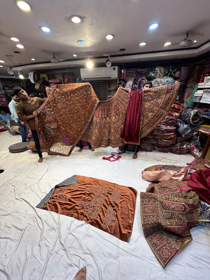 Extraordinary mustard Lehenga