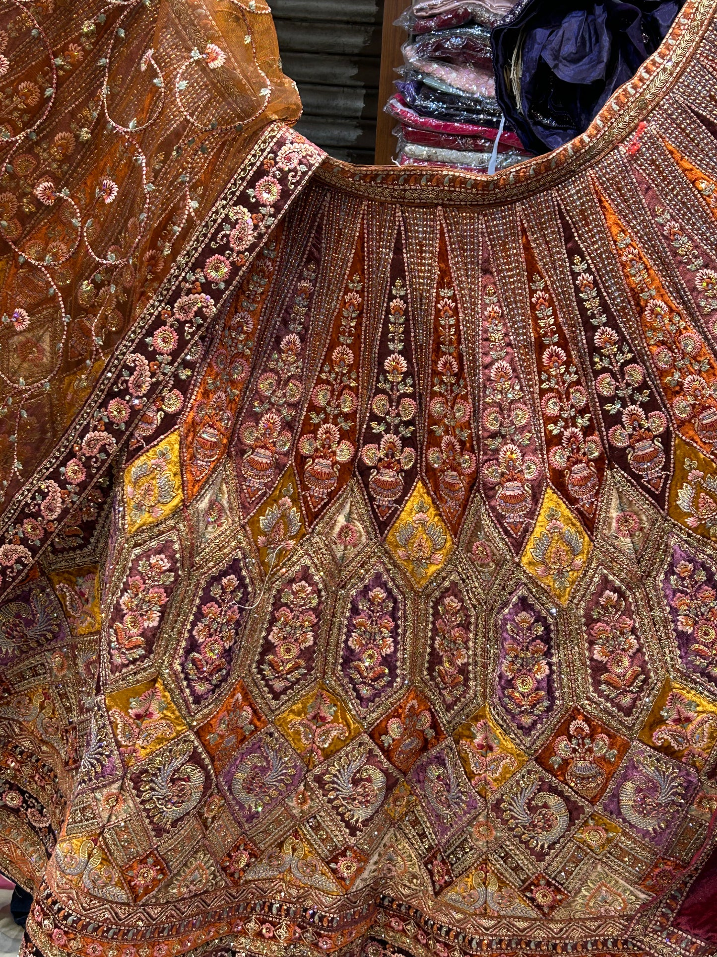 Extraordinary mustard Lehenga