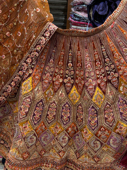 Extraordinary mustard Lehenga