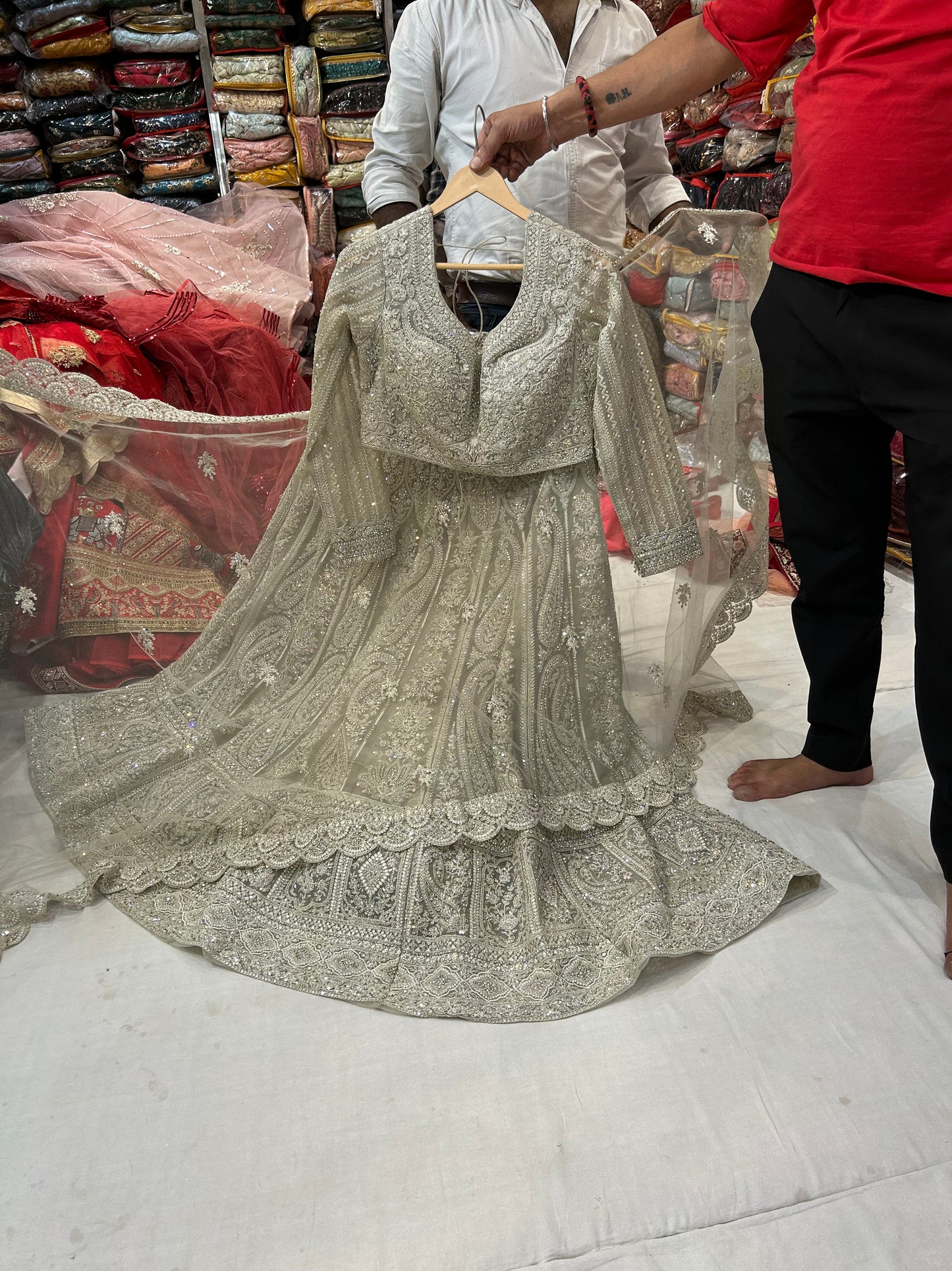 Amazing  white lehenga