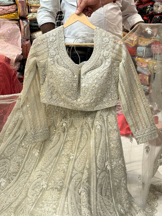 Amazing  white lehenga