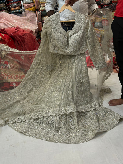 Amazing  white lehenga