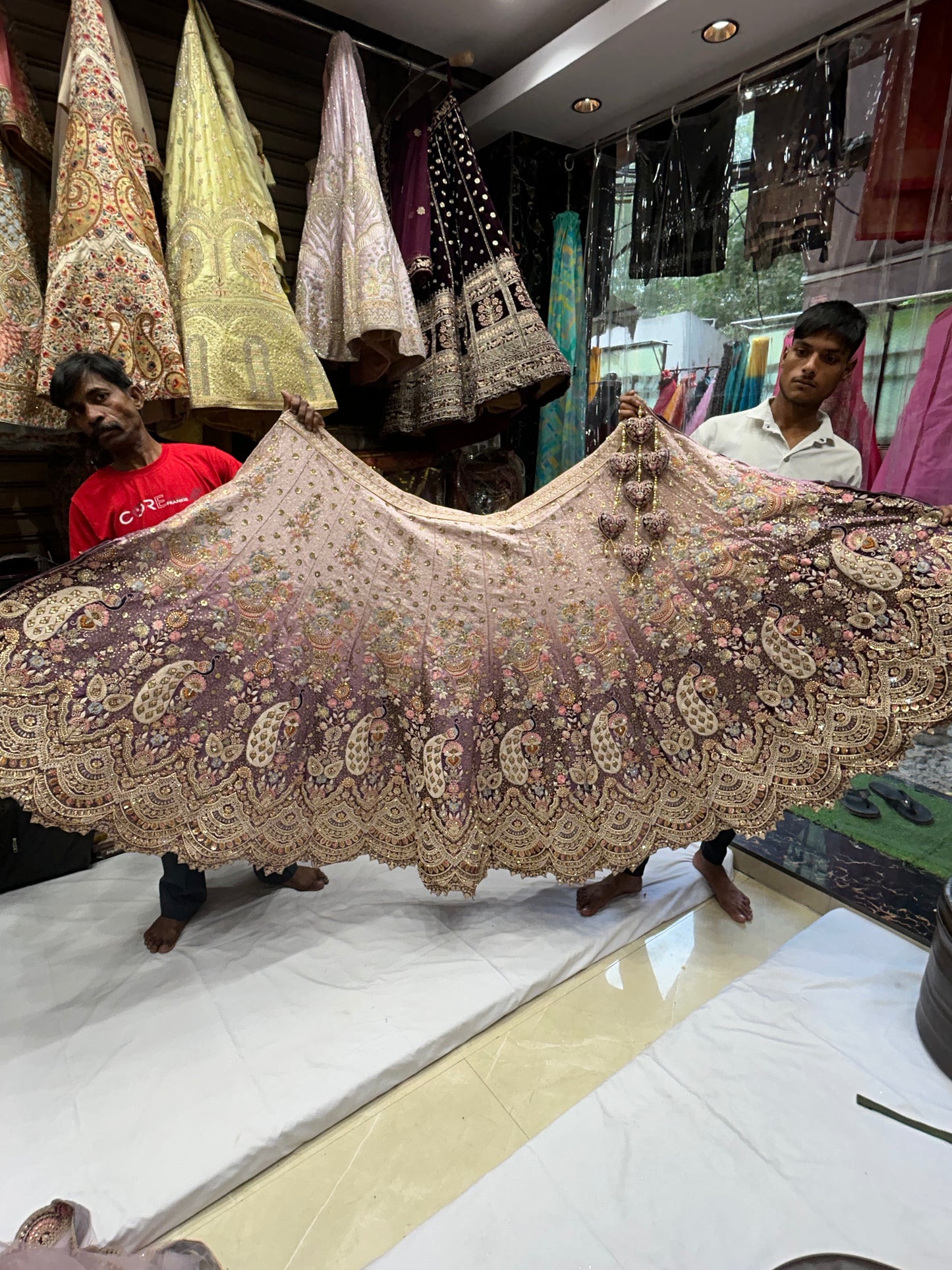 Designer pink Lehenga