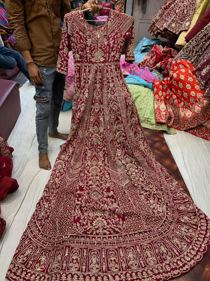 Fantastic Red Tail farshi gharara dress