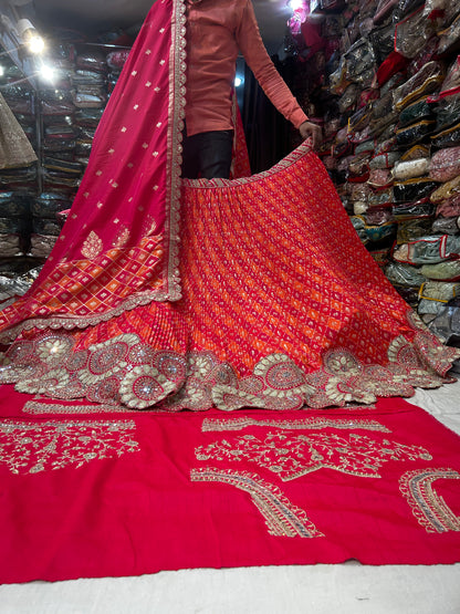Amazing red lehenga