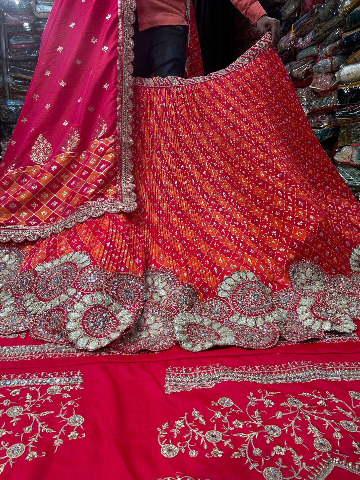 Amazing red lehenga