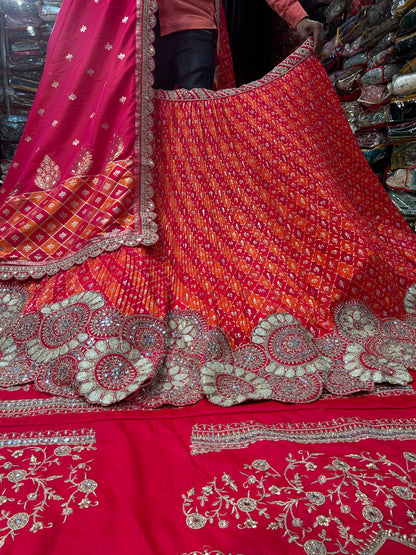Amazing red lehenga