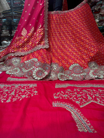 Amazing red lehenga